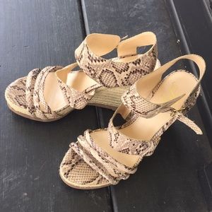 NWOT Fergie Platform Espadrilles